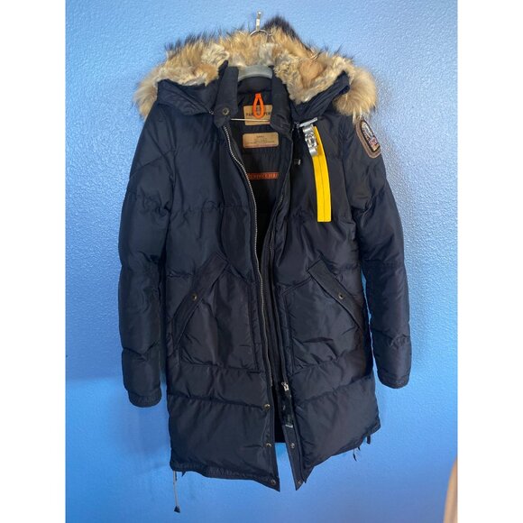Parajumpers Women's S Long Bear Navy Blue Down Insulated Jacket Arctic Parka \* - Picture 13 of 17